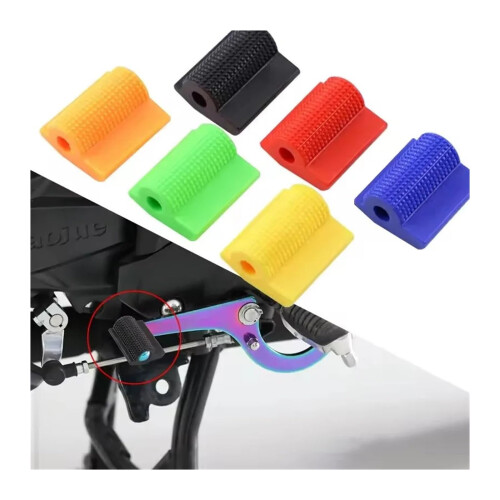 9mm Motorcycle Gear Shift Rubber Cover Shoe Protector with Enhanced Grip Surface Blue 2