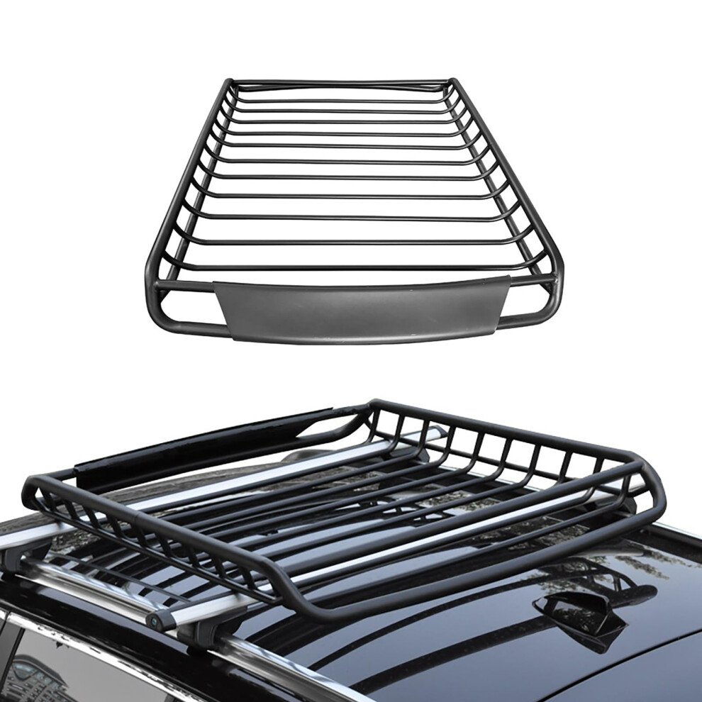 Heavy Duty Roof Rack Basket 200Lbs Capacity For Suv, Antirust Durable Rooftop Cargo Carrier For Travel 9771547643906