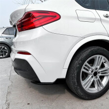 Rear Bumper Lip Splitter Spoiler Cover Protection for X4 F26 M Sport 2014-2018 Accessories Bright Black