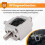 90Degree Right Angle Bevel 1:1 Forward Double Output Shaft 1 Module 20 Teeth Bevel Gear Aluminum Frame Simple DIY Module 7