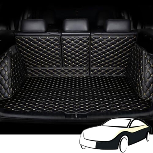 Custom Fit Trunk Mat for Lexus ES 2012–2017 Waterproof Leather Cargo Liner Full Coverage Black Beige