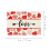 Set de table Saint-Valentin en forme de cœur et de flèche, 100 % polyester, 30 x 45 cm 3