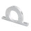 Silver 2inch Hole Brushed Underdash Mount Bracket River Clamp Steering Column Keyed No Drop Mount 2310000030 FR20114 3