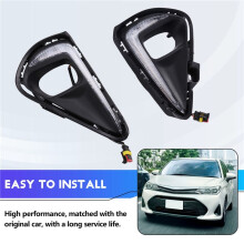 Led Daytime Running Lights Front Bumper Headlights Fog Lamps Covers Wire for Axio 2017-2025