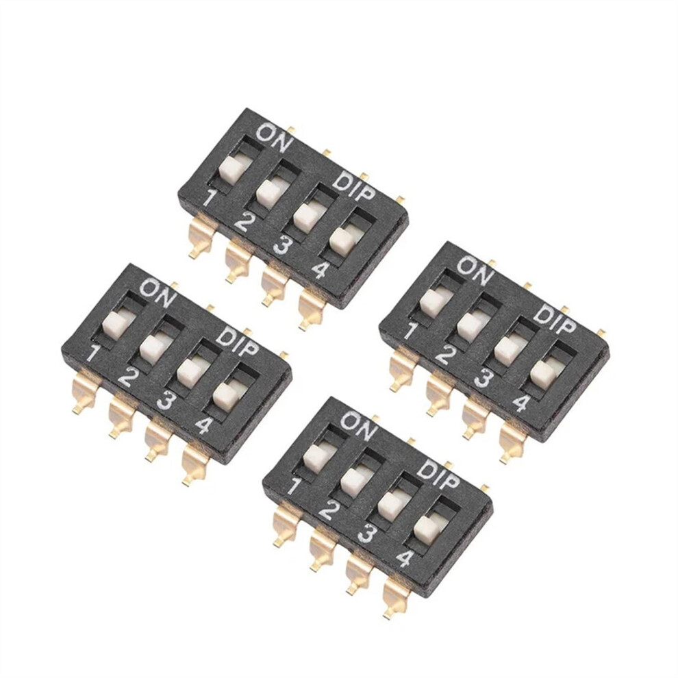 5 Pcs 2P Dip Switch 2.54Mm Pitch Compact Smt Smd Slide Switch For Pcb Reliable Longlife Design 9771547645627