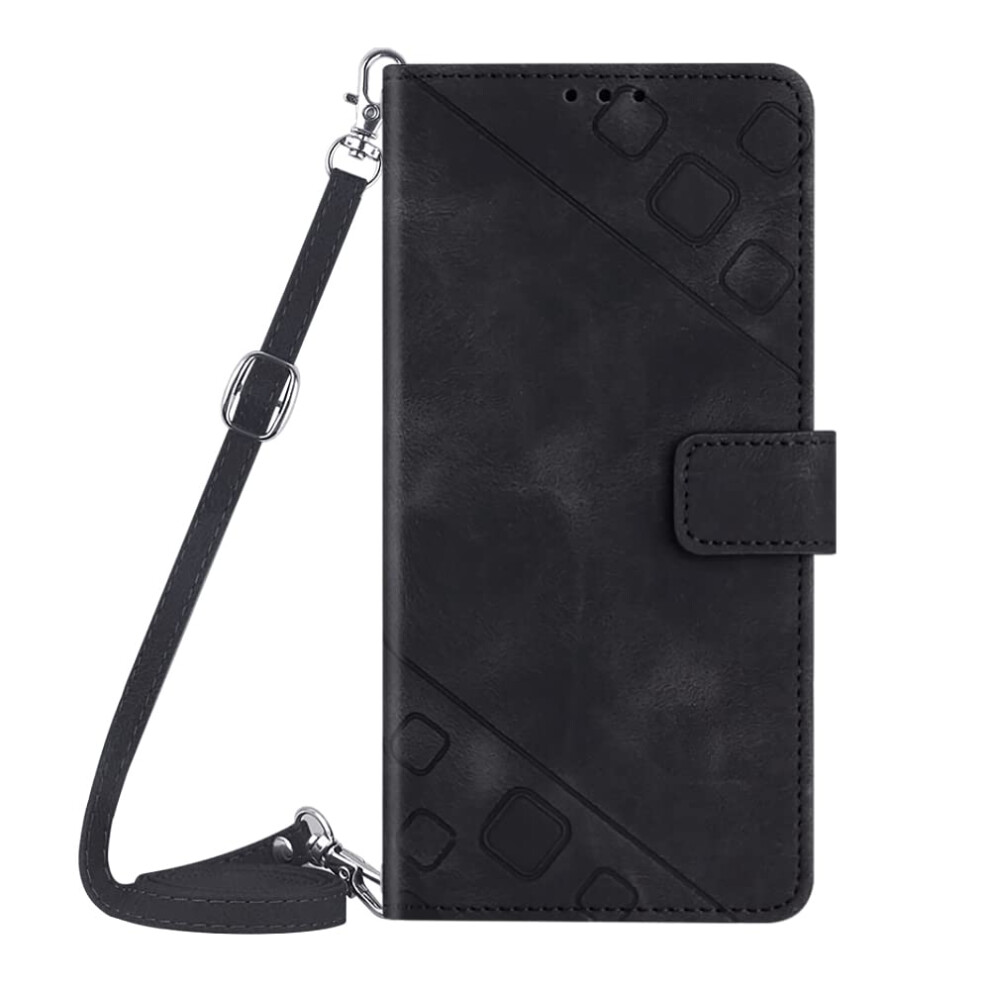 Leather Wallet Case With Card Holder Kickstand Crossbody Lanyard Strap For Iphone 14 Pro Max 9771547079651