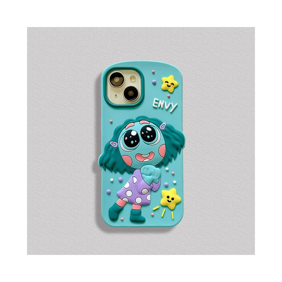 Cute Envy Shockproof Silicone Case For Iphone 14 Pro With Ultra Protection And Precise Port Access Green 9771547584841