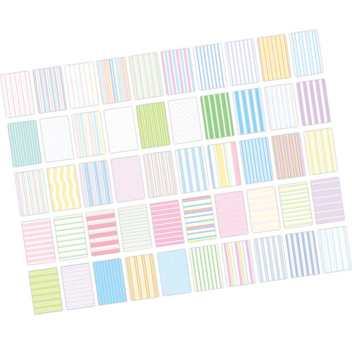 Bright Color Tearable Stick Note Adhesive Lined Notepads Note-a