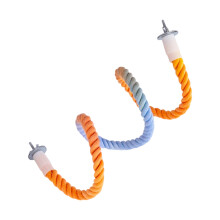 Multifunctional Gradients Cotton Rope Parrots Toy Climbing-80cm