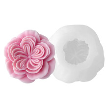 Austin Rose Flower Silikonformen für Harzguss, Kerze, Seife,