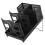 Practical Detachable Coffee Corner Organizer-Black Double row 1