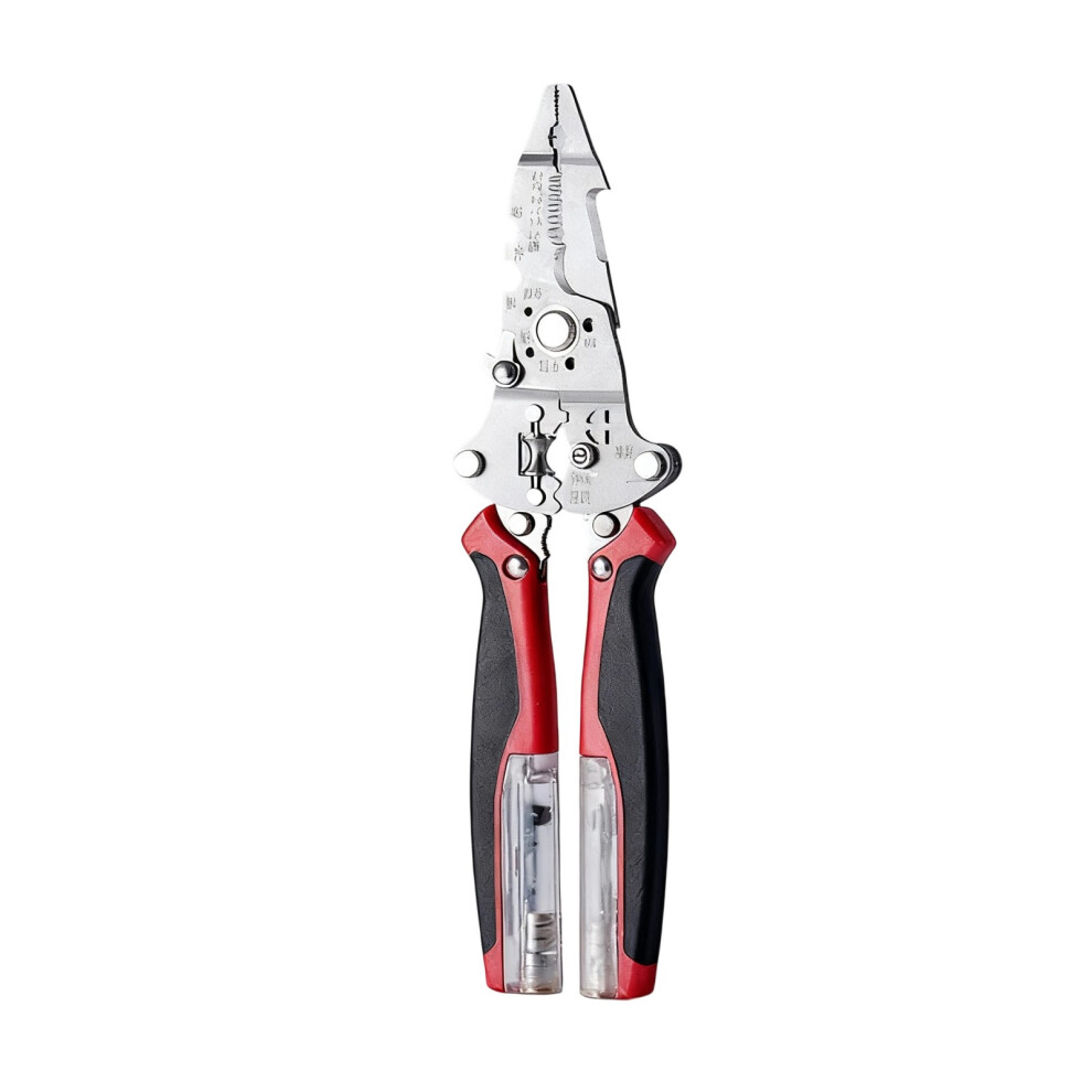 18 In 1 Voltage Testing Wire Stripper Cutter-Black And Red 7754001755676