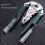 Multipurpose Electrician Pliers with Voltage Testing-Dark green 2