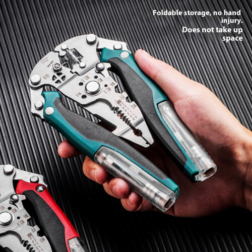 Multipurpose Electrician Pliers with Voltage Testing-Dark green 2