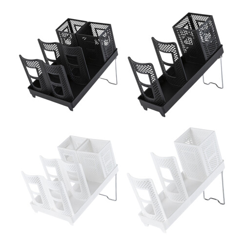 Modern Coffee Station Organizer With-White Single player 1