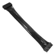 24 Pin ATX Extension Cable 18AWG Reliable Power Delivery Durable PVC for Desktop PC PSU