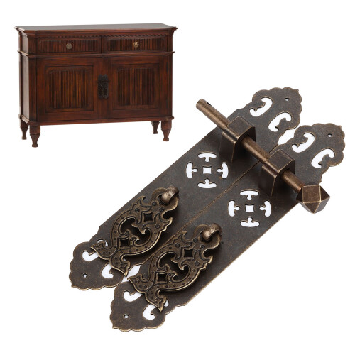 Ornate Antique Drawer Pulls Bronze 1