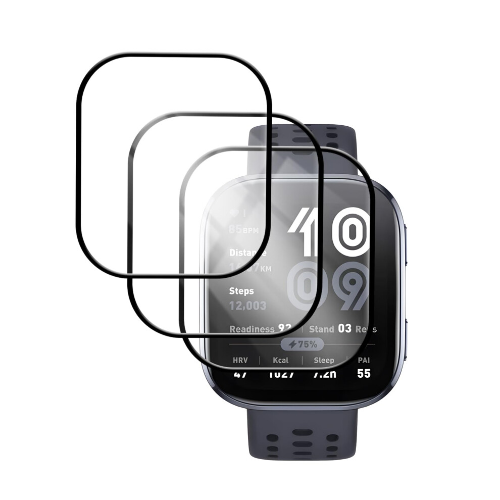 3 Pack Screen Protector For Amazfit Bip6 Pmma Film, Ultrathin Antiscratch Edgetoedge Coverage 9771547079941