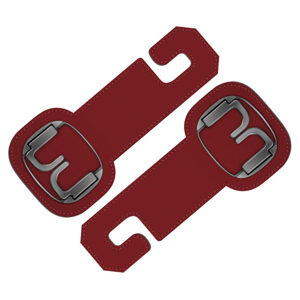 Car Seat Headrest Hooks For Range Rover Sport 20142022, Wine Leather, Spacesaving Heavyduty Design Red 9092120266924