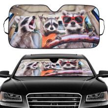 Car Windshield Sun Shade 240T Reflective Front Window Visor Blocks 99% UV Heat Foldable Compact Cover (S)