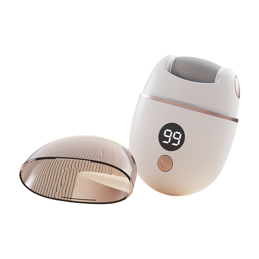 White Electric Foot Grinder Heel Callus Dead Skin Remover