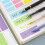 Tear Proof Color Coding Stickers for School Supplies-   A M 5