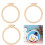 10Pcs Adjustable Plastic Embroidery Hoop Stitching Frame for 2