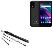 Stylus Pen for BLU Studio X5, Fiber Tip Capacitive Stylus with Precise Touch Control, Jet Black