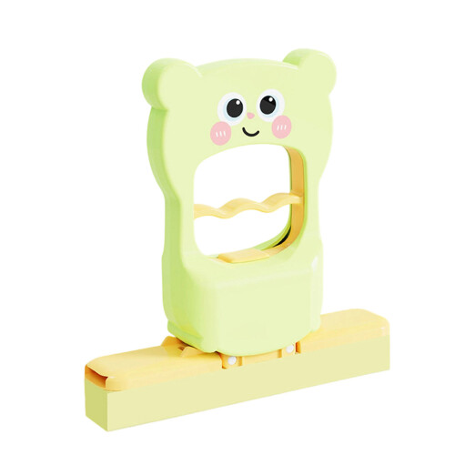 Cartoon Bear Design Mini Mop Auto Squeezing Compact-Light Green