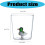 Practical Hot Beverage Container Borosilicate Glass-Pink rabbit 4
