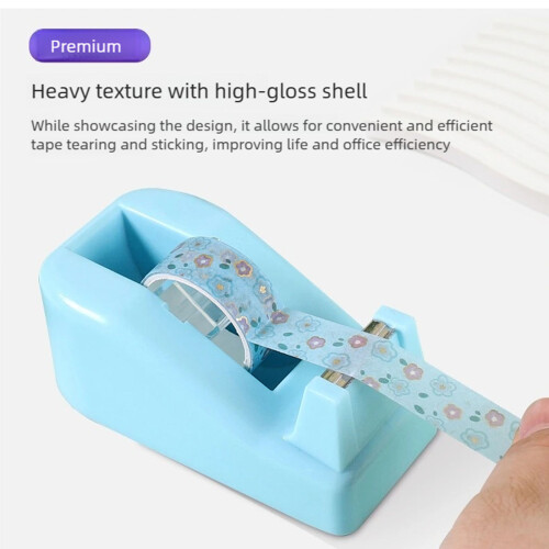 Desktop Tape Dispense Holder For Easy Cutting Experience-Blue 1
