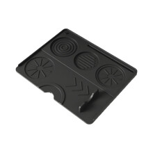 Ergonomic Coffee Tamper Mat Distributor Station Silicone Pad