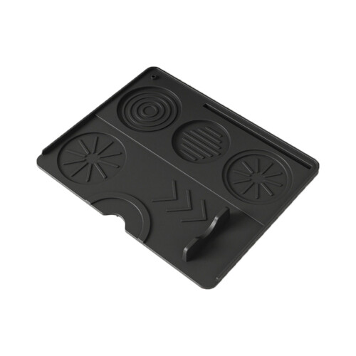 Ergonomic Coffee Tamper Mat Distributor Station Silicone Pad