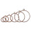 6Pcs Round Stitching Hoops Ergonomic Rubber Embroidery Frames 1