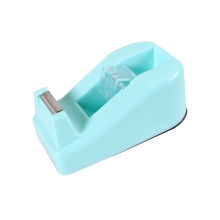 Tape Dispenser Holder Lightweight Tape Cutter Tool-Lake blue
