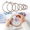 6Pcs Round Stitching Hoops Ergonomic Rubber Embroidery Frames 2