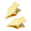 2Pcs Antique Document Clip Decorative Scrapbooking Clip-Gold 1
