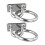 Heavy Gauges Metal Mounting Brackets with Rings for Ceiling 5