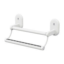 Wall Mounted Kitchen Rack Strong Suction Base-Crescent white
