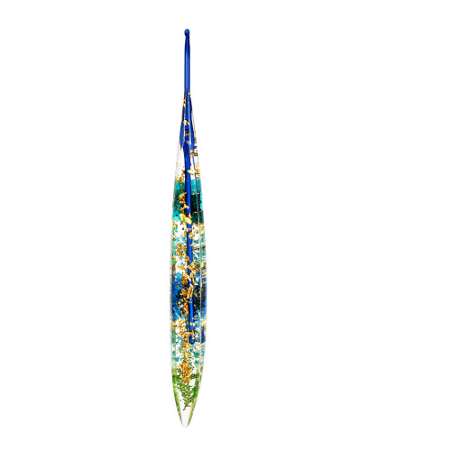 Decorative Resin Floral Crochet Needle  Crafting Tool For-B