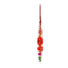 Aluminum Crochet Hook Resin Floral Portable Craft Tool-A