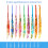 Decorative Resin Floral Crochet Needle  Crafting Tool-E  Style 4