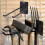 Industrial Garden Tool Wall Rack Metal Storage Organizer for 2