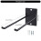 Industrial Garden Tool Wall Rack Metal Storage Organizer for 3