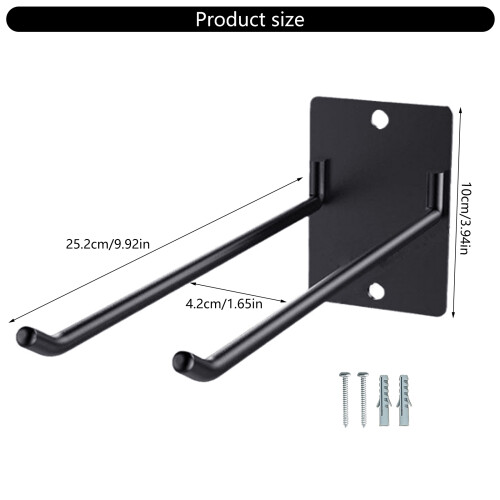 Industrial Garden Tool Wall Rack Metal Storage Organizer for 2