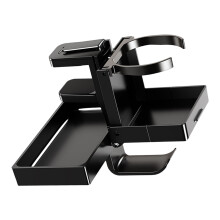 Foldable Table Edge Cup Holder Organizers Space Saving Storage