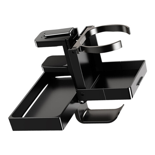 Foldable Table Edge Cup Holder Organizers Space Saving Storage