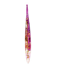 Aluminum Crochet Hook With Resin Floral Needle For-F Style