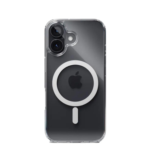 Shockproof Clear MagSafe Compatible Case for iPhone 16, Slim Crystal Protective Cover with Precise Cutouts