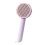 Pet Deshedding Comb With Massage Feature ABS Plastic-Cute pink 1